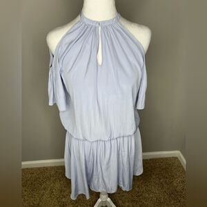 Ramy Brook Eileen cold shoulder mini dress